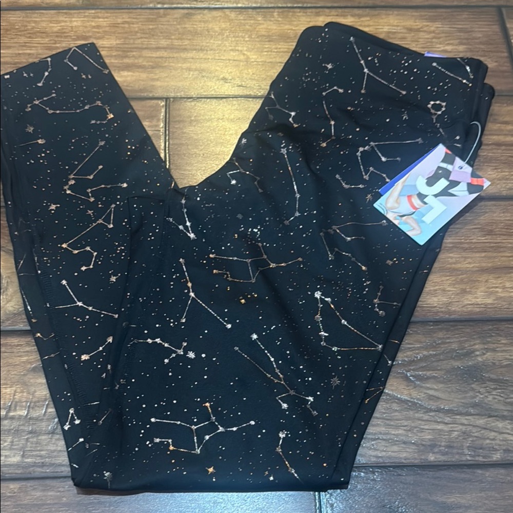 JoyLab Black Star Map Leggings